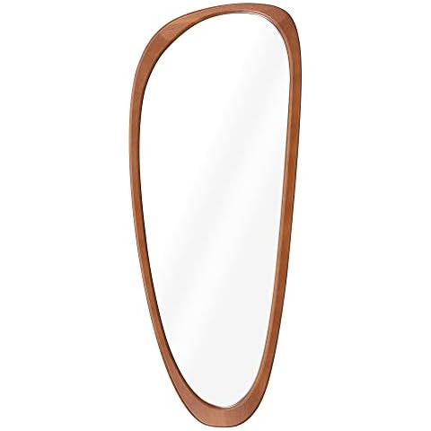 Miroir ovale Navaris en bois Cover