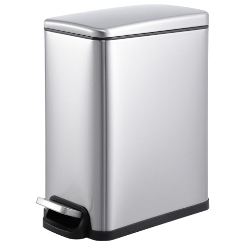 Takywep Cubo de Basura Slim 10L Acero Inoxidable miniatura 4