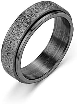 VCMART Anxiety Ring for Women Fidget Anxiety Rings for Anxiety Rotatable Spinner Rings for Anxiety Stress Relieving Anxiety Rings Spinner Women Stress Roller Rings Anxiety Spinner Ring Size 6-10 - Image 4