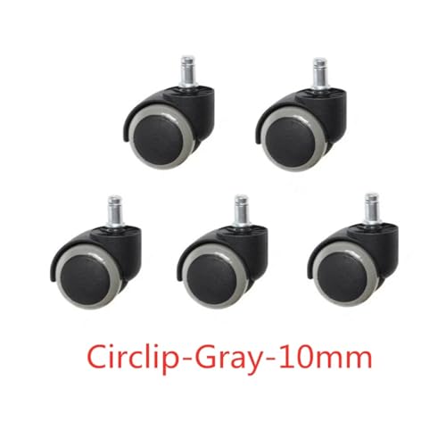 Roulette de chaise de bureau sans bruit 10mm lot de 5 pièces