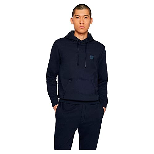 BOSS Herren Kapuzenpullover, Dunkelblau, L
