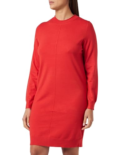 s.Oliver Damen 2137664 Strickkkleid, 3074 rot, 42