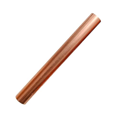 WSYCWG 250Mm Long T2 Copper Bar, Pure Copper Round Rod Industrial Raw Materials Suitable for Engineering and DIY Projects,Diameter 13mm