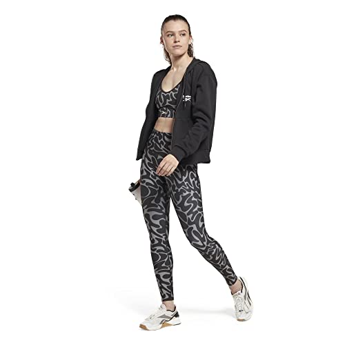 Image of Reebok Women's Wor AOP Tights (Hh8060-2Xs, Black, 2XS)