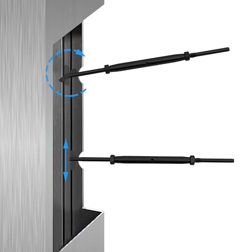 Sistema de barandilla de cable Helffer con tensor de acero T316 3