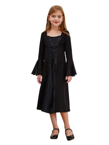 Disfraz infantil medieval renacentista niña vestido largo