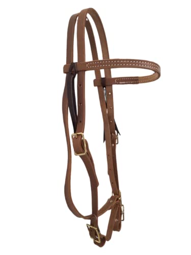 HR Saddlery Equine Western Browband Working Headstall