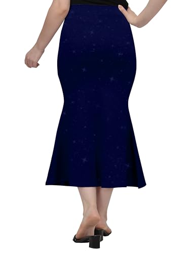 Image of Mehrang Shimmer Lycra Saree Shapewear Petticoat for Women, Cotton Blended,Petticoat,Skirts for Women,Shape Wear Dress for Saree