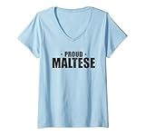 Photo Gallery donna bandiera maltese malta retro orgoglioso paese maglietta con collo a v Photo Gallery donna bandiera maltese malta retro orgoglioso paese maglietta con collo a v