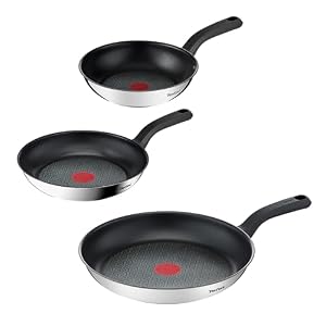 Tefal Comfort Max 3-tlg. Pfannen-Set, Power Resist Versiegelung
