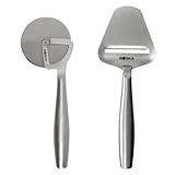 BOSKA Cheese & Pizza Slicer Copenhagen/Cheese Cutter/Pizza Wheel for Pizza and Flammkuchen/Dishwasher-Safe/Ergonomic/Lightweight/Multifunctional/Stainless Steel
