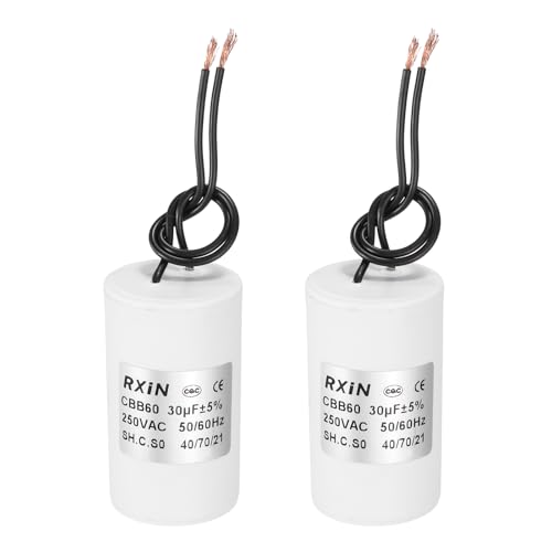 Condensateur CBB60 30 uF 250V répare le moteur bloqué de machine à laver