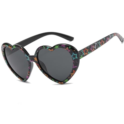 Heart Sunglasses for Women Heart Shaped Sunglasses Vintage Cat Eye Mod Style Retro Glasses Party Favor Polarized