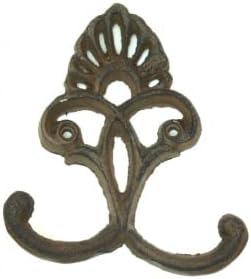 60 Piece Cast Iron Crown Hooks