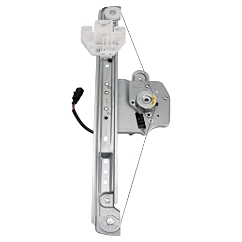 Image of TRQ Rear Driver Side Power Window Motor and Regulator Assembly Power Compatible with 2004-2008 Chrysler Pacifica