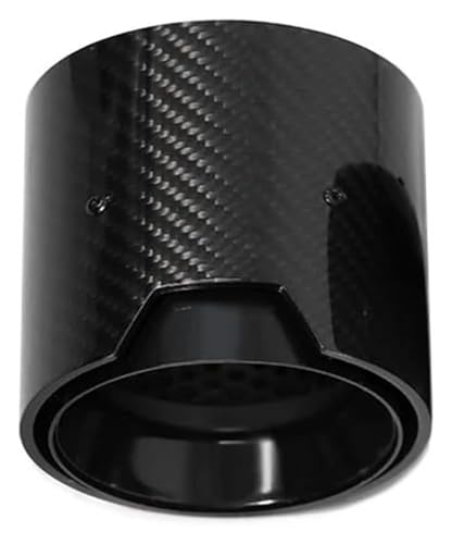 3�V���[�Y G20 G21 320D 330i 320i �}�t���[�`�b�v �����p �J�[�{���t�@�C�o�[ �r�C�m�Y�� �V���o�[ 2�� �ԗp�e�[���p�C�v �Ԃ̔r�C�ǂ̖��[(Black 1 Pcs)