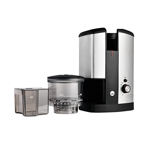 Wilfa SVART NYMALT koffiemolen - bonenreservoir met een capaciteit van 250gr, 160 watt, gemakkelijk te reinigen, zilver - Image 3