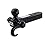TOPTOW 64181 Trailer Receiver Hitch Tri Ball Mount with Hook Black Balls Fits for 2 inch Receiver