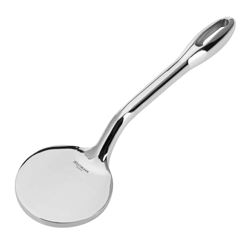 Westmark extra großer Fleischklopfer Länge: 29 cm Zinkdruckguss verchromt Patscher Silber 62142270