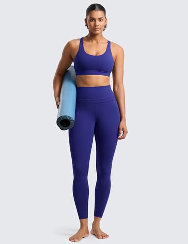 Image of CRZ YOGA Naked Feeling Leggings 25'' | Sleek, Decent Compression, Yoga, Hidden Waistband Pocket, for Women