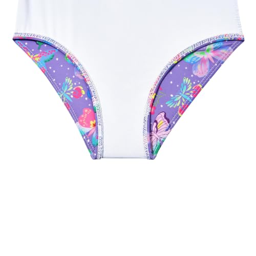 Image of Zando Girls Bathing Suit Size 2-10 Years - Cute Toddler Swimsuit Girl Adjustable One Piece Swimwear for Summer Beach Wear