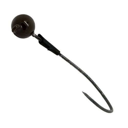 Eagle Claw TKBH516GP-5/0 Trokar Prov Bend Ball Head Jig, 5/16 oz., Pro-V Tungsten, Green Pumpkin