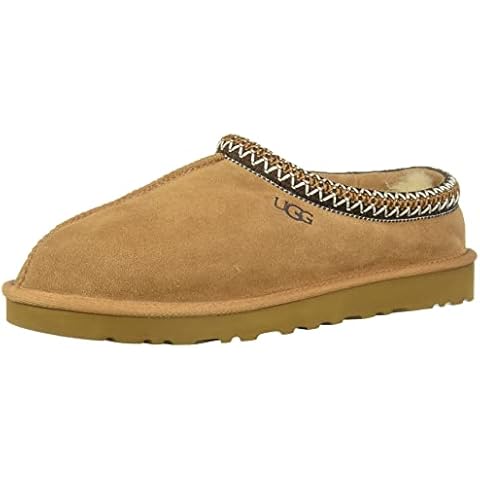 UGG Men's Tasman Slip on Slipper, Chestnut, 10 UK Cover