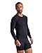 Tommie Copper Men's Long Sleeve Shoulder Support Shirt, Black, Large