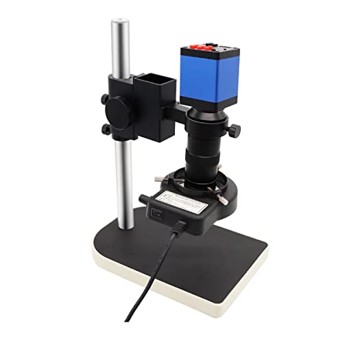 Microscope Industry Digital Microscope Set, 38MP 1080P 60F/S Camera 180X 56 LED(2MP HDMI Camera)