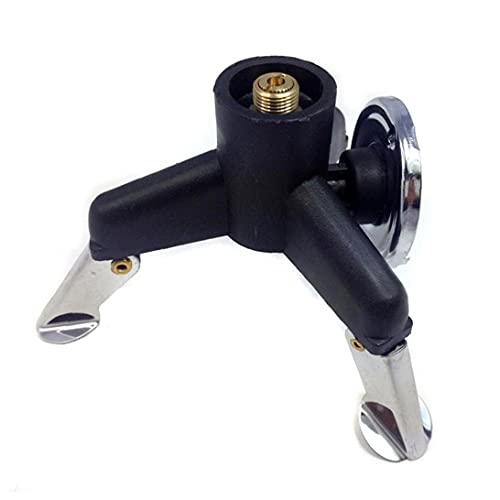 Adaptador Estufa tri�ngulo tri�ngulo Convertidor conversi�n al aire libre Cabeza de estufa de camping al aire libre Negro