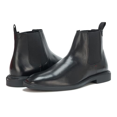 HUGO Men's Brushed Leather Chelsea Boot Chukka3