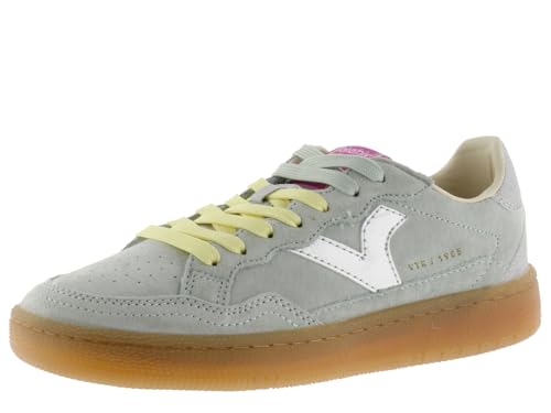 victoria 1985 Zapatillas Unisex Smash Serraje & Piezas En Contraste & Suela Caramelo 8806107 para Adulto Menta 37