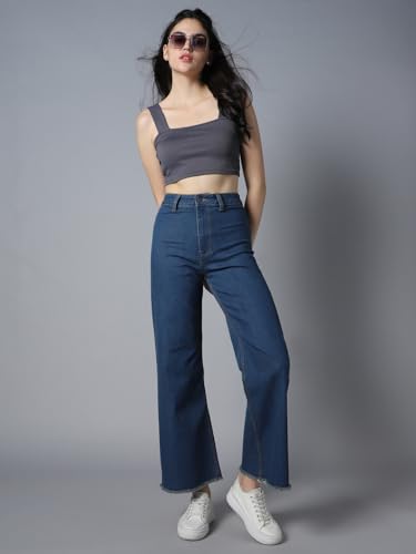 Image of HIGH Star Women's Straight Fit Mid Rise Jeans