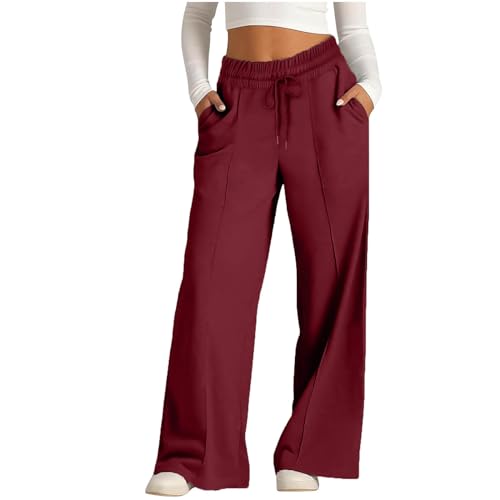 Wide Leg Sweatpants Women High Waisted Baggy Joggers Loose Fit Athletic Sweatpants Soft Lightweight Joggers 2025
