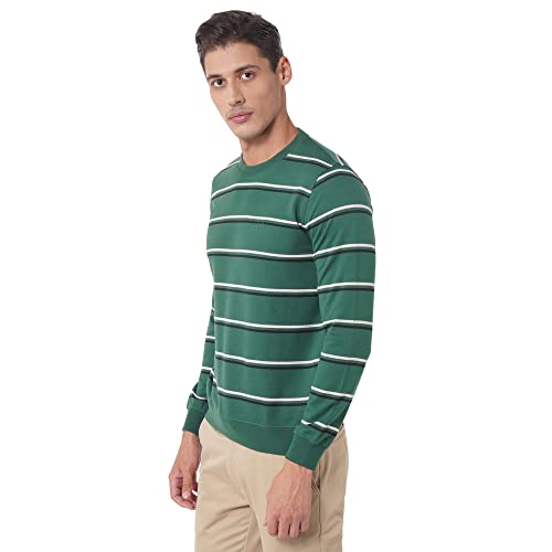 Image of blackberrys Men's Cotton Blend Crew Neck Sweatshirt