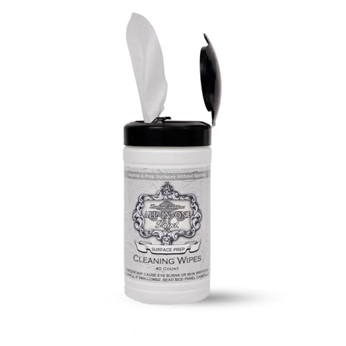 Heirloom Traditions Deglosser Surface Prep Wipes, heavy duty Degreaser, 40CT