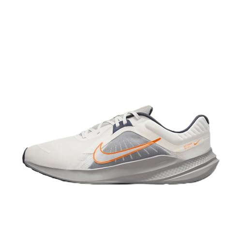 Nike Quest 5 Men's Road Running Shoes (DD0204-103, Sail/Thunder Blue/Light Iron Ore/Total Orange) Size 14