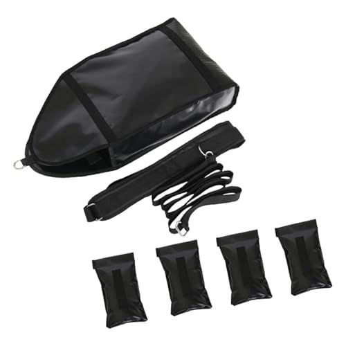 KTUXZCI Trineo de pesas con cinturón ajustable y 4 sacos de arena para ejercicios dinámicos en gimnasio y entrenamiento de velocidad. Equipo de entrenamiento para deportes al