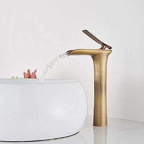 Robinets de lavabo mitigeur cascade robinet de salle de bains moderne eau chaude froide - 4