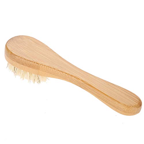 FILFEEL Manuelle Gesichtsbürsten - Holzgriff, Trockenbürste zur Reinigung der Haut, Gesichtsreinigungsbürste Peeling Haut Pinsel Werkzeug