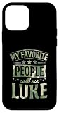Ya en manzanajugosa.com: Carcasa para iPhone 12 Mini Mi Gente Favorita me Llama Luke Nombre Personalizado