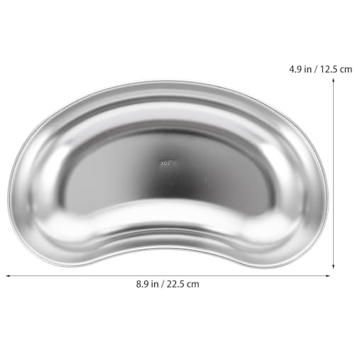 Bandeja de acero inoxidable de riñón para servicio de curas 2