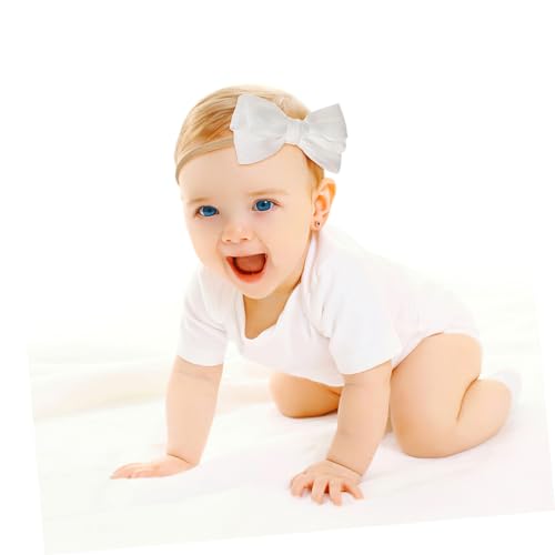 10 peças de laços para bebês, acessórios para cabelo de meninas, envoltórios de cabeça para bebês, s