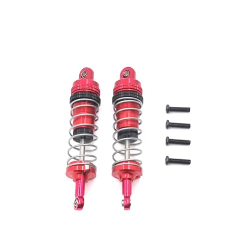 Amortisseur métallique rouge de rechange pour WLtoys 124016 de modélisme