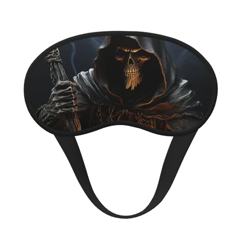 Grim-Reaper 横向き寝用スリープマスク 遮光アイマスク 男女兼用 圧力ゼロスリーピングマスク ソフト 通気性 アイカバー 快適な目隠しアイシャード 夜の睡眠用