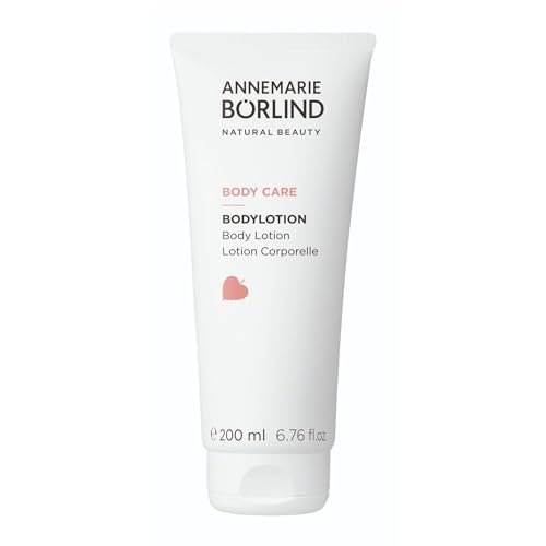 ANNEMARIE BÖRLIND BODY CARE Bodylotion (200 ml) - Körperpflege für ein Samtiges Hautgefühl, Mit Bio-Fackellilien-Nektar & Bio-Lindenblütenknospen, Vegan