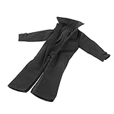 Scala: 1:6. LOVIVER 1/6 Man Wind Coat per Ttl Enterbay 12\'\' Action Figures Body Clothes Accs , Nero