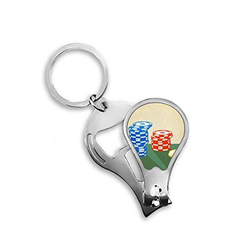 Coupe-ongles jetons de casino DIYthinker en acier robuste