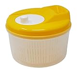 Tosend - Centrifugadora para ensalada seca verduras (amarillo, 3,5 L)