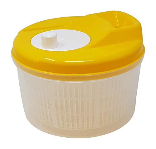 Tosend - Centrifugadora para ensalada seca verduras (amarillo, 3,5 L)